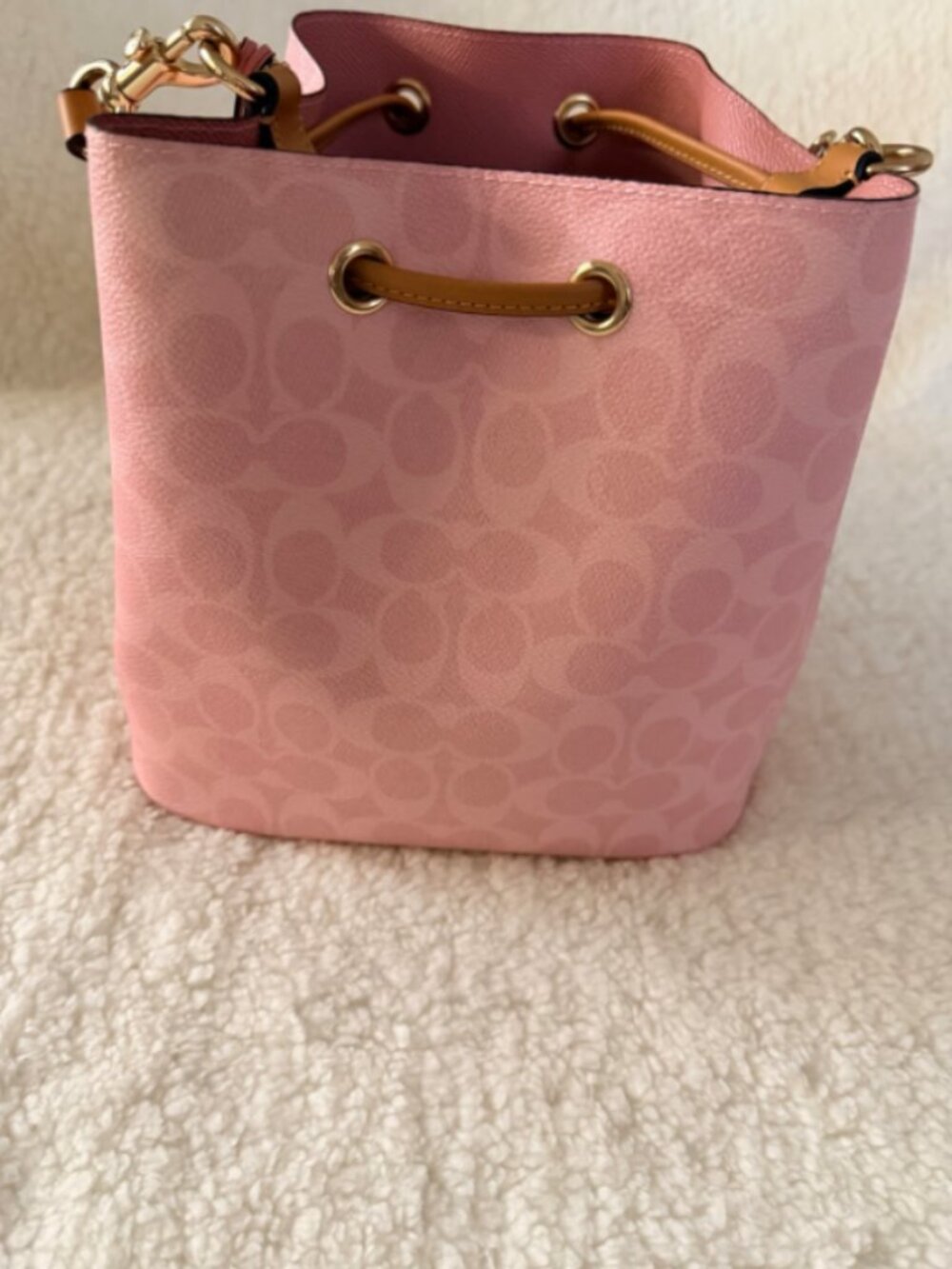Coach Rowan Bucket Bag/Powder Pink - Picture 4 of 7